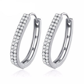 Crystal Stud Earrings for Women