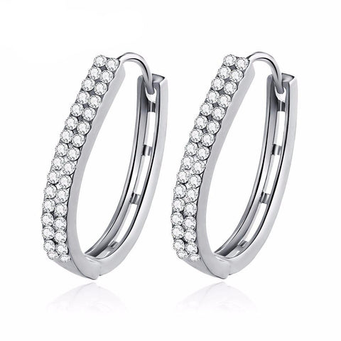 Crystal Stud Earrings for Women