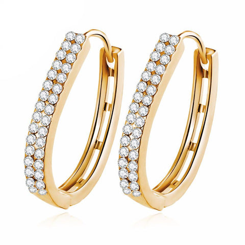 Crystal Stud Earrings for Women