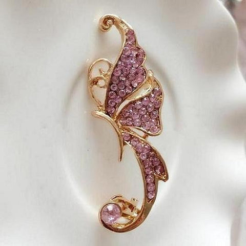 Rhinestone Ear Cuff Clip
