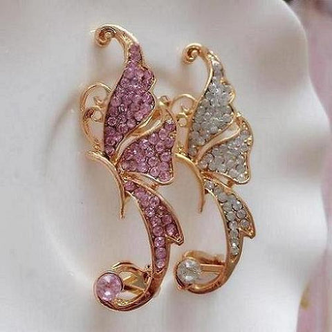 Rhinestone Ear Cuff Clip