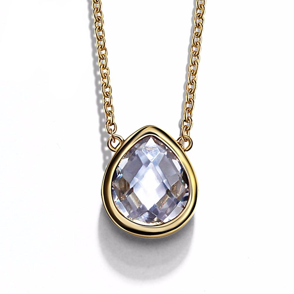 Teardrop Pendant Necklace