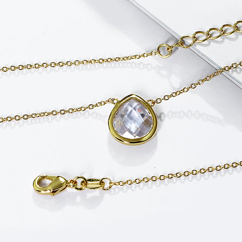 Teardrop Pendant Necklace