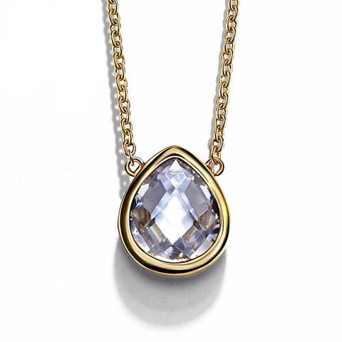 Teardrop Pendant Necklace
