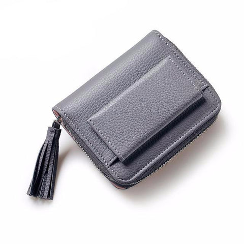 Tassel Pendant Short Money Wallet