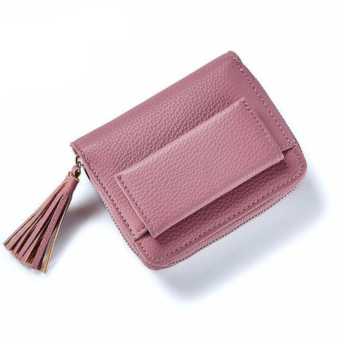 Tassel Pendant Short Money Wallet